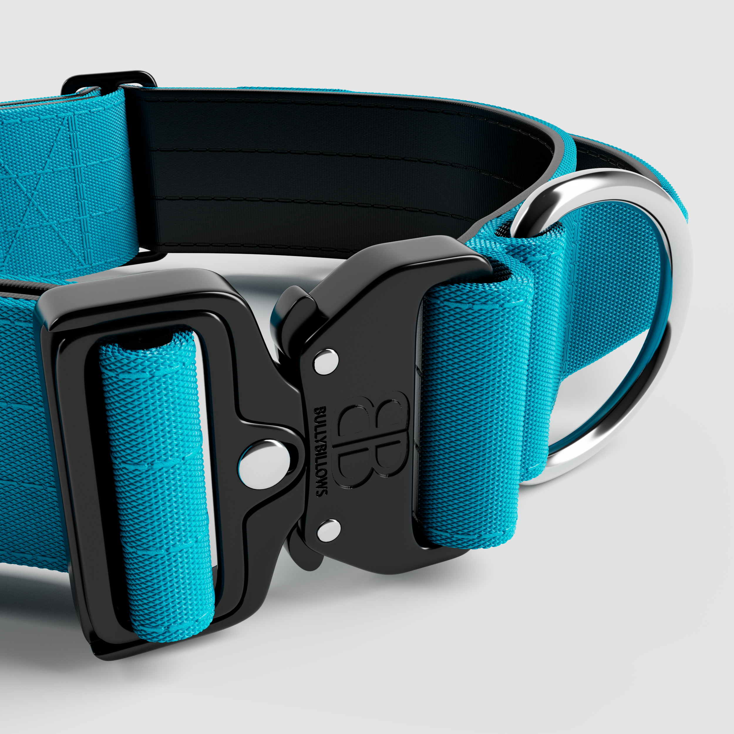 BULLYBILLOWS 5cm Combat Collar | With Handle & Rated Clip - Light Blue v2.0 - Image 2