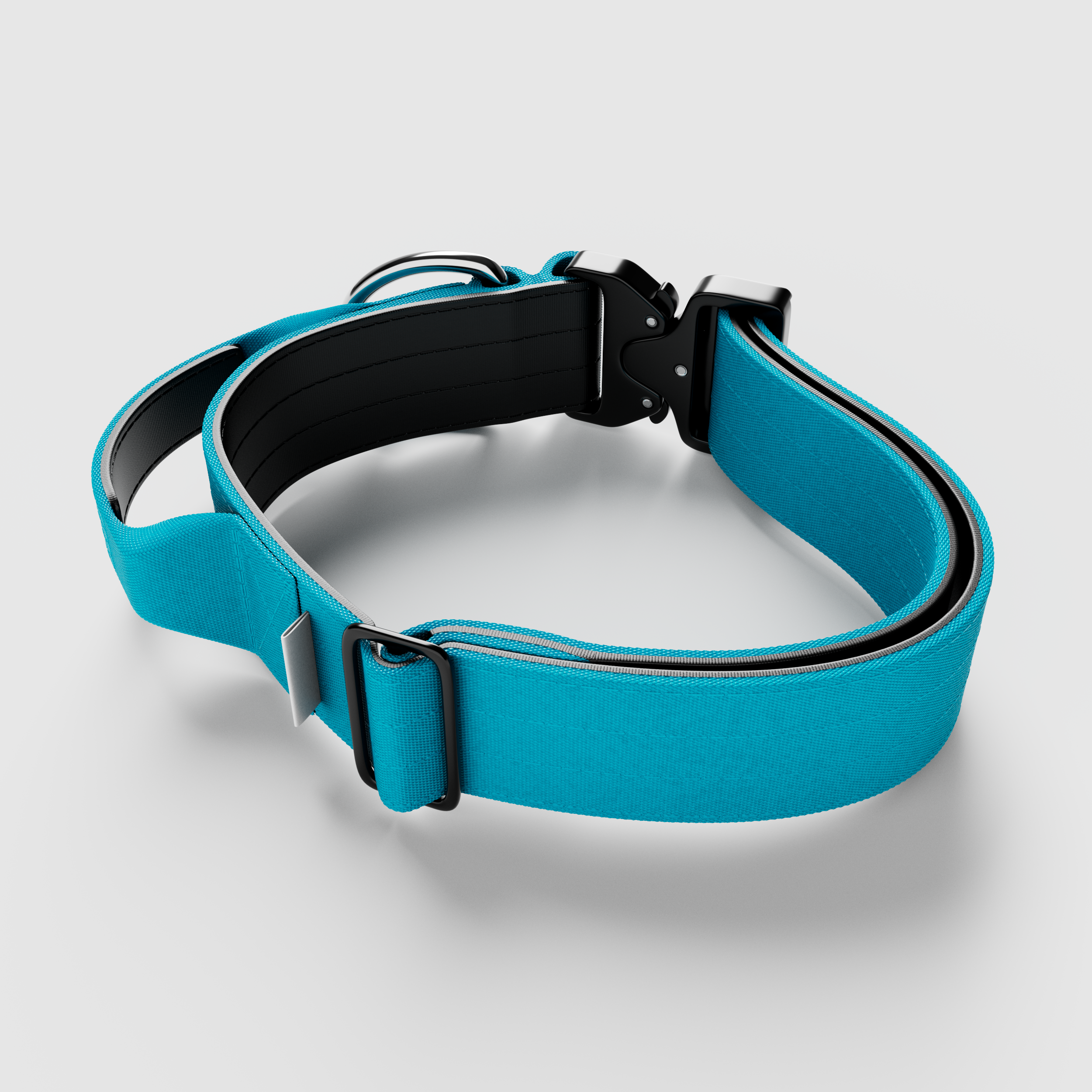 BULLYBILLOWS 5cm Combat Collar | With Handle & Rated Clip - Light Blue v2.0 - Image 3