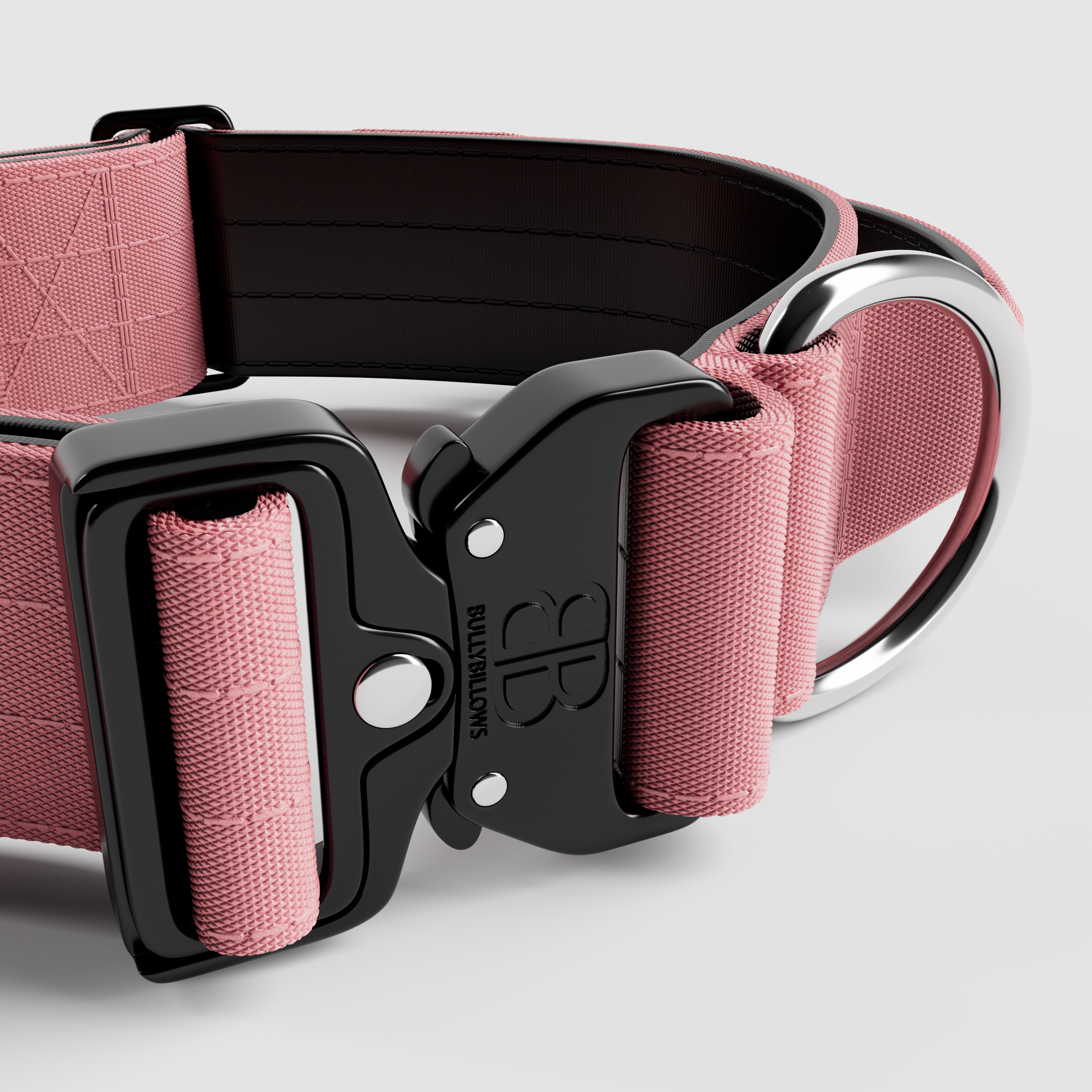 BULLYBILLOWS 5cm Combat Collar | With Handle & Rated Clip - Pink v2.0 - Image 2