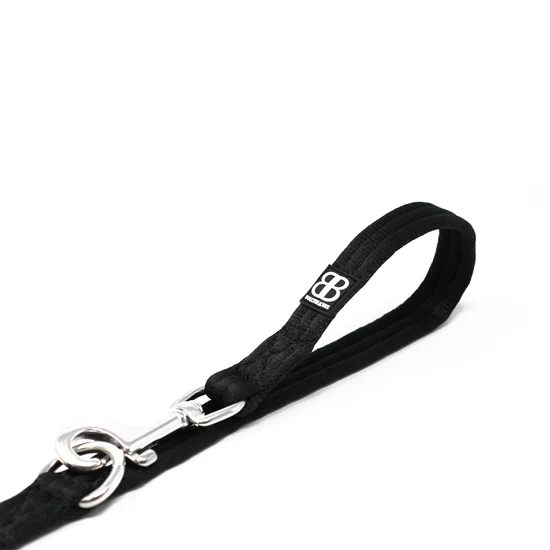 BULLYBILLOWS Double Ended Training Lead | All Breeds - Durable & Soft 2m Lead - Black - Image 3