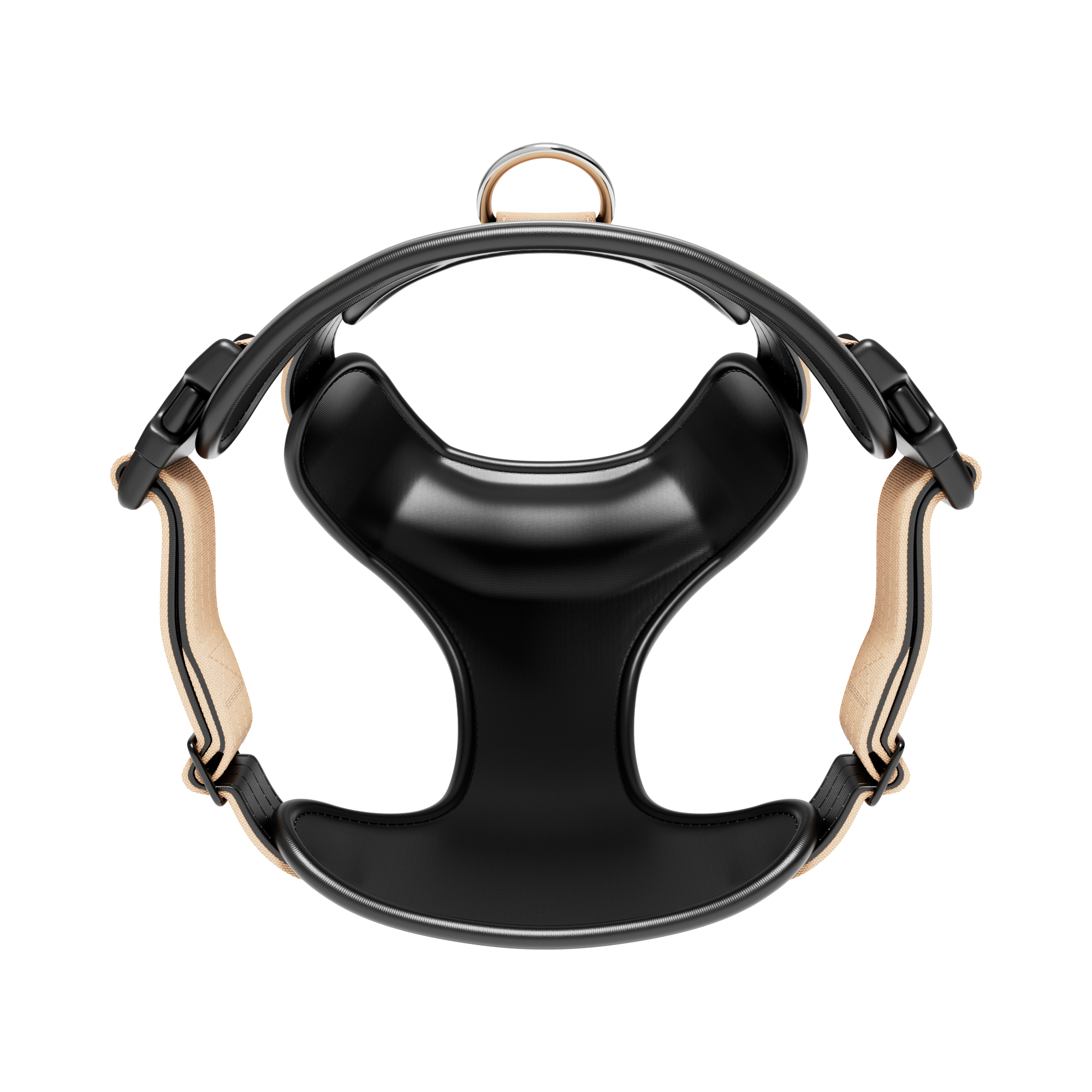 BULLYBILLOWS Premium Comfort Harness | Non Restrictive & Adjustable - Light Military Tan - Image 2