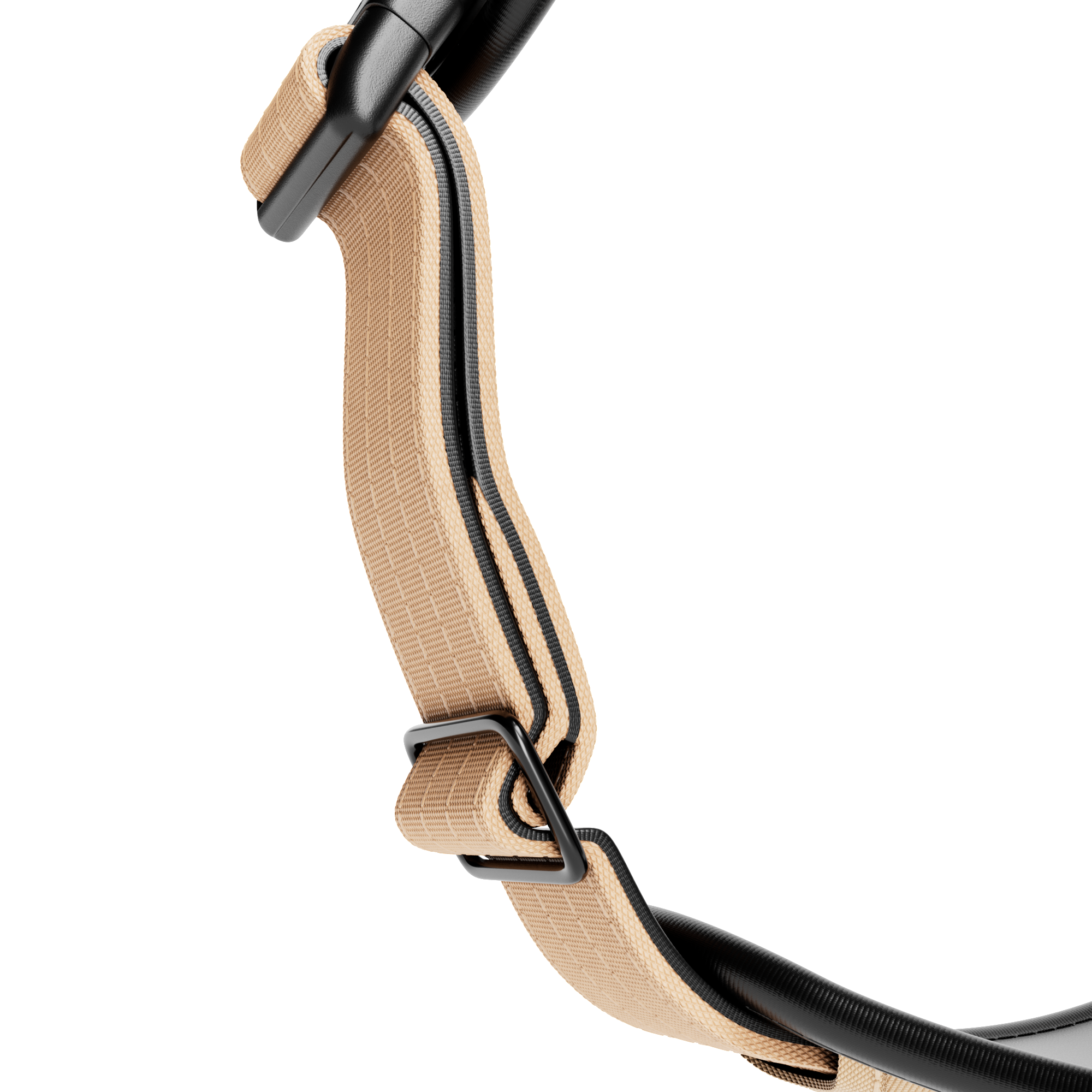 BULLYBILLOWS Premium Comfort Harness | Non Restrictive & Adjustable - Light Military Tan - Image 3