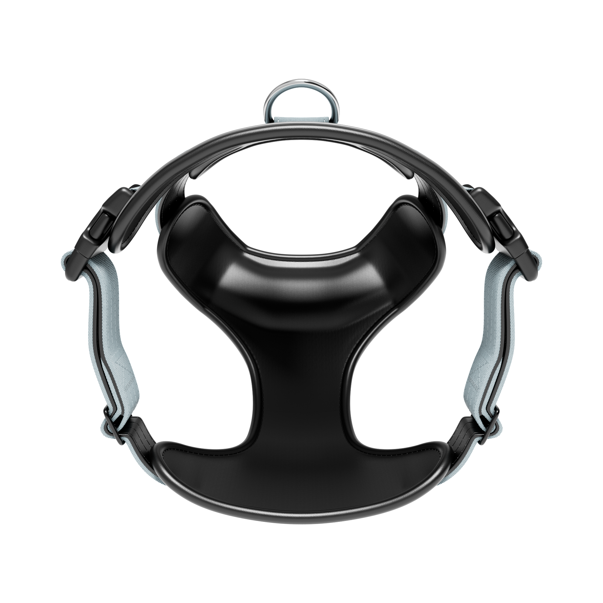 BULLYBILLOWS Premium Comfort Harness | Non Restrictive & Adjustable - Metal Grey v2.0 - Image 2