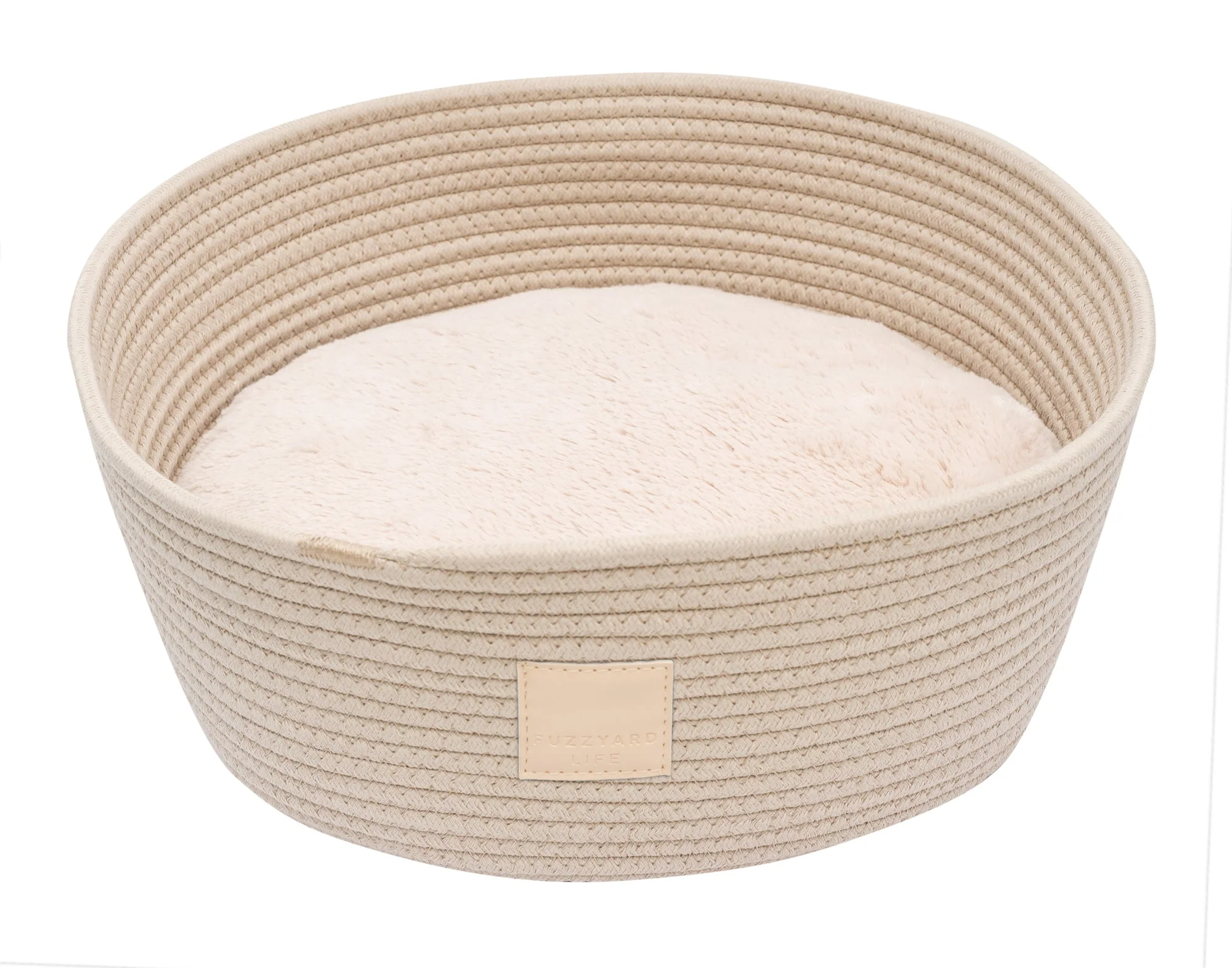 FuzzYard Rope Basket Sandstone