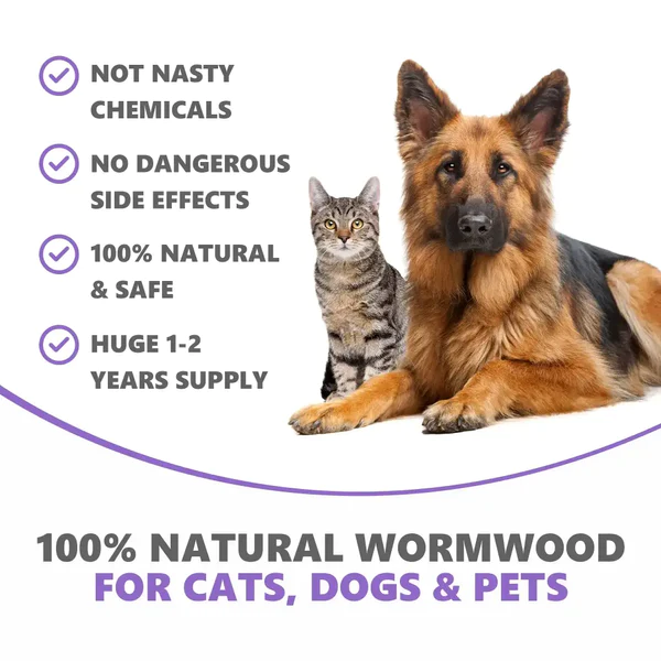 Pets Purest 100% Natural Wormwood Formula | 50ml - Image 2
