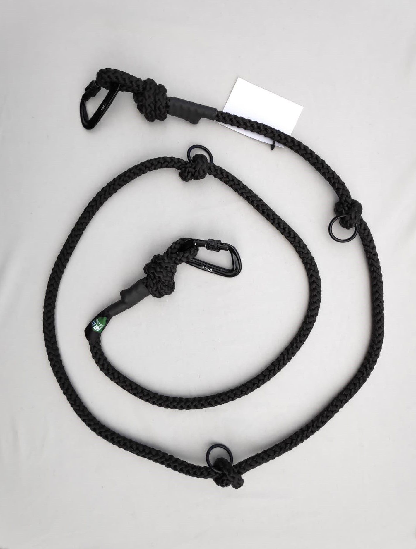 Delta Commander Training Lead 2 metre Black from Catdog Store