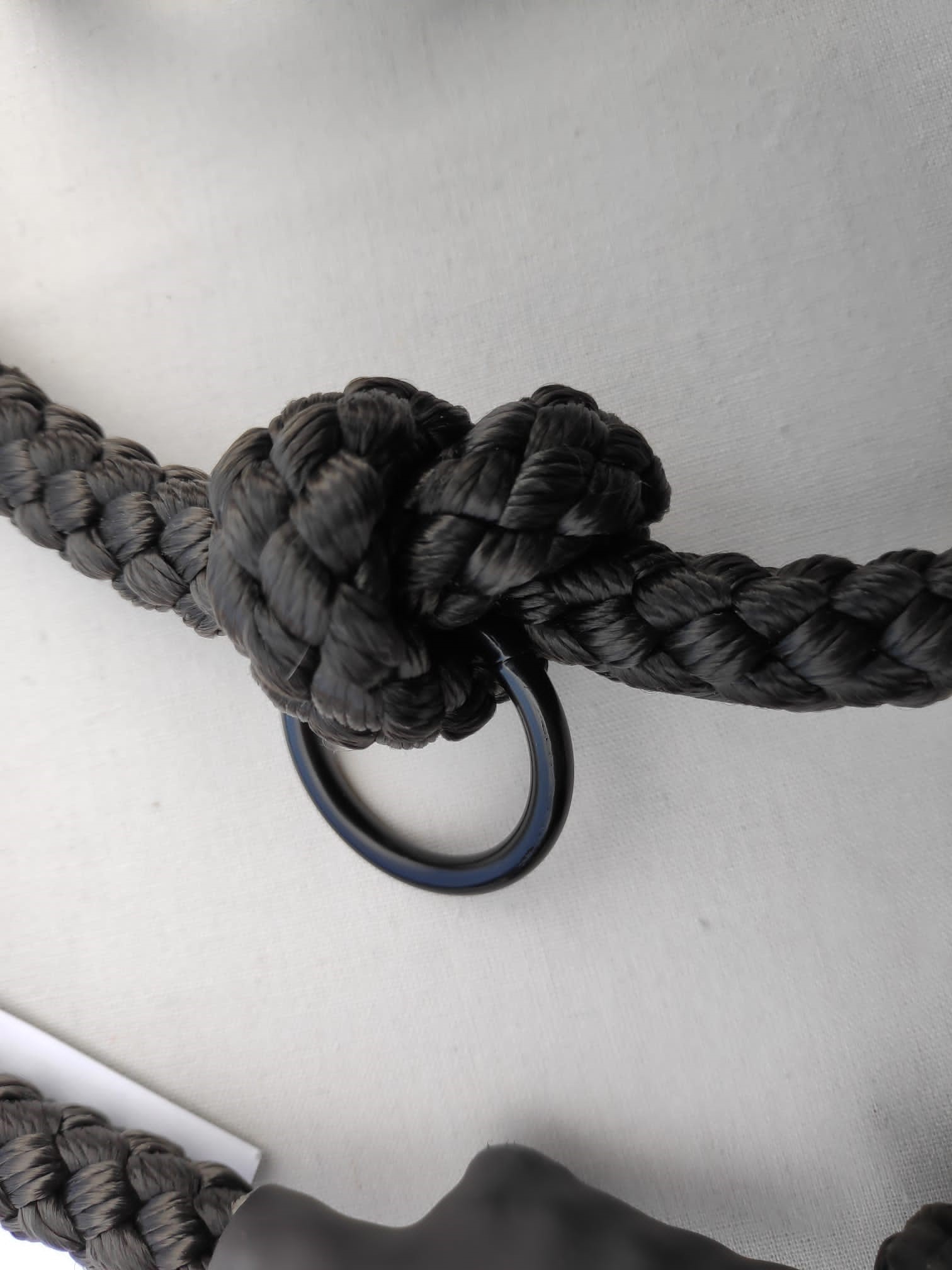 Delta Commander Training & Hands Free Rope Double Ended Dog Lead | 2 Metre | Black - Image 4
