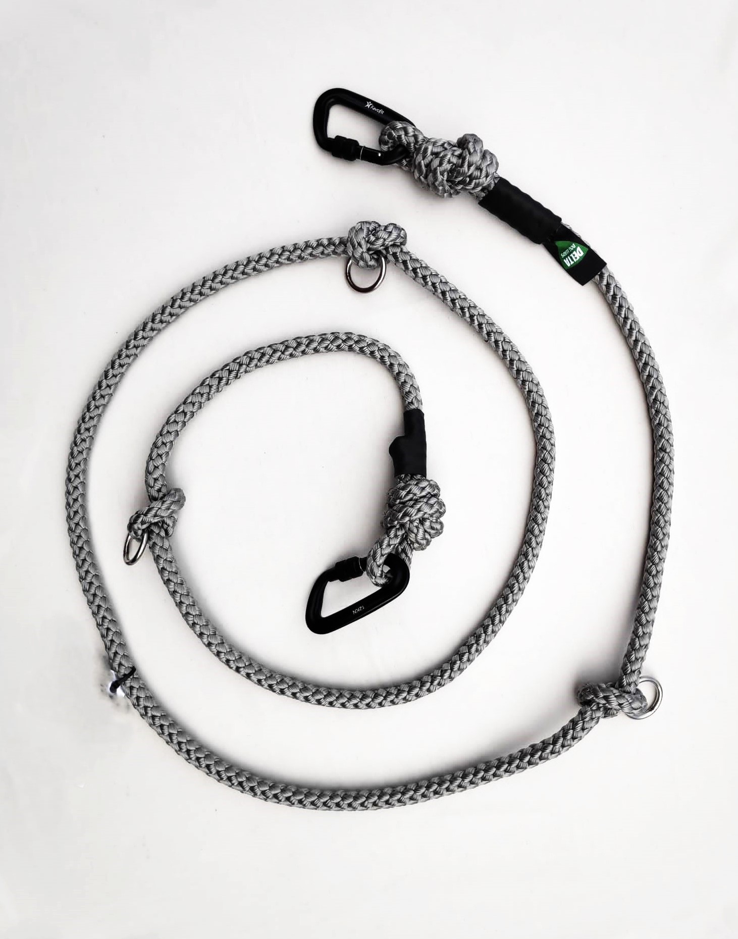 Delta Commander Training Lead 2 metre grey from Catdog Store