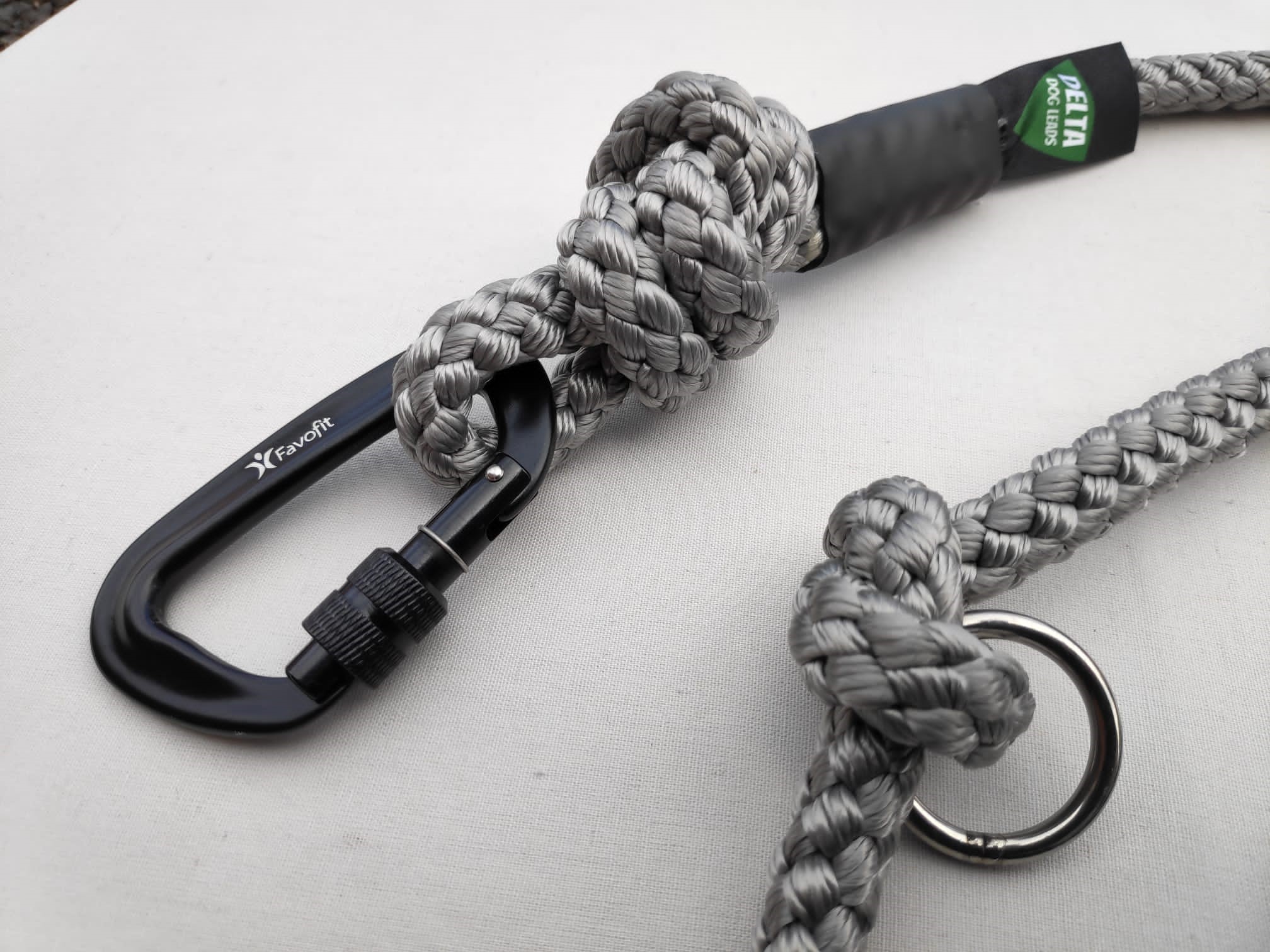 Delta Commander Training Lead 2 metre grey from Catdog Store