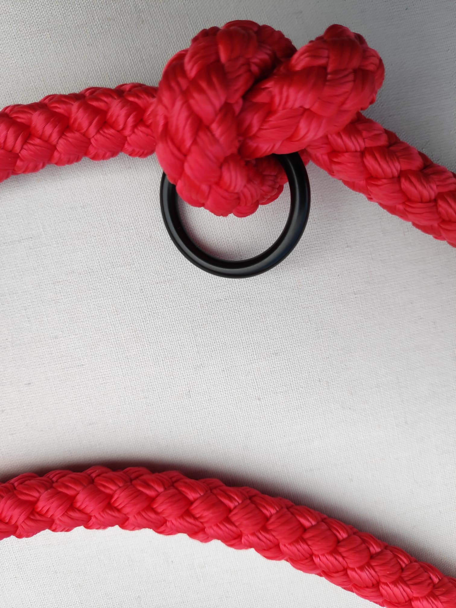 Delta Commander Training & Hands Free Rope Double Ended Dog Lead | 2.2 Metre | Red - Image 5