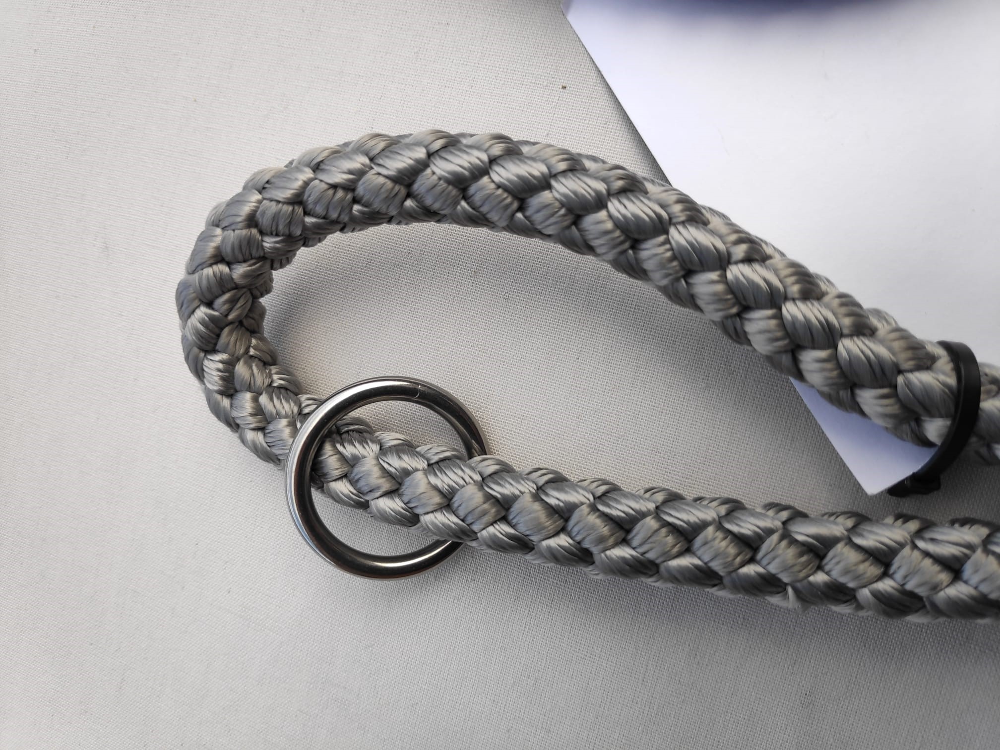 Delta Patrol Rope Dog Lead | 1.3 Metre | Grey - Image 4