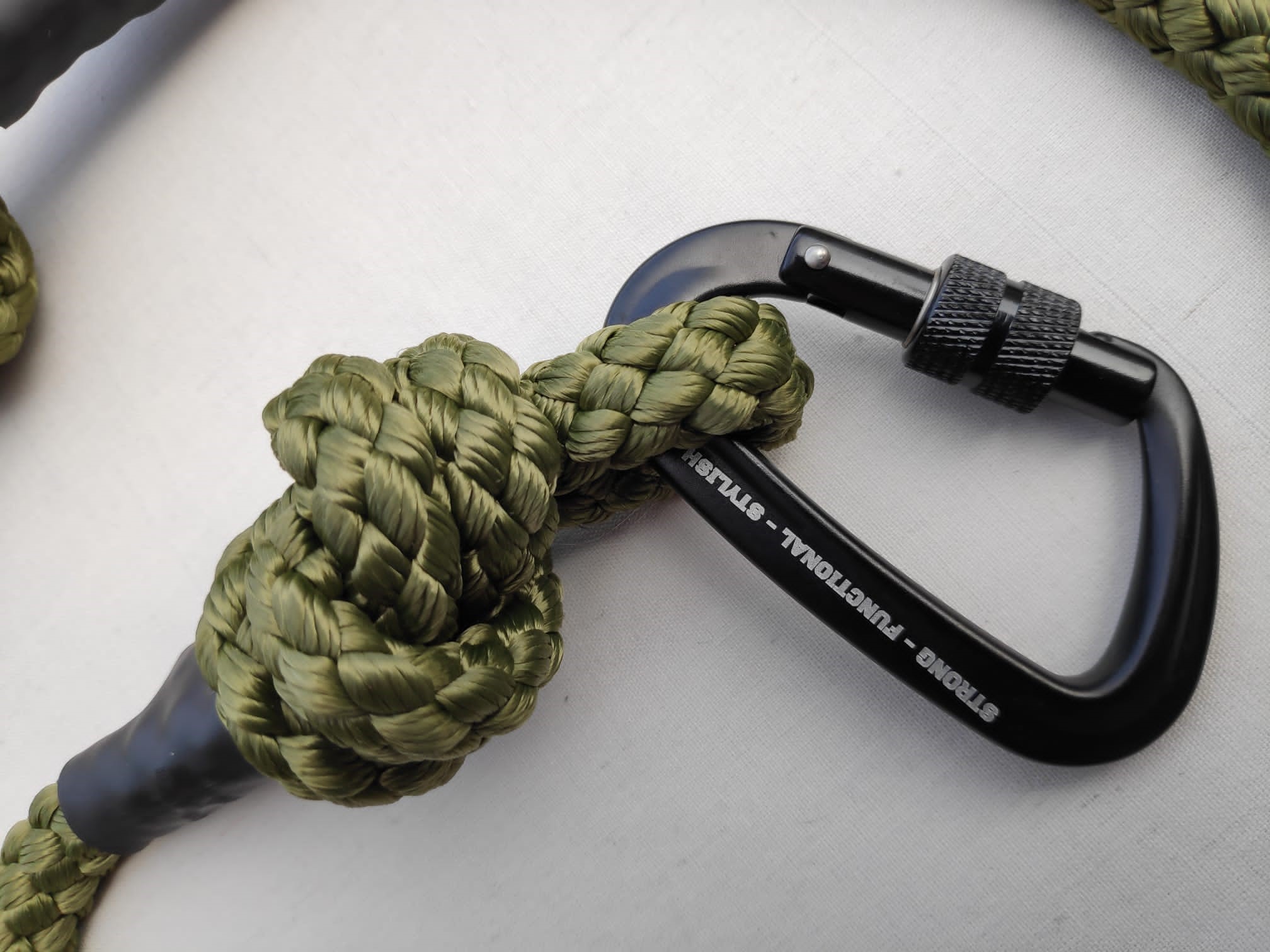 Delta Patrol Rope Dog Lead | 1.3 Metre | Khaki - Image 2