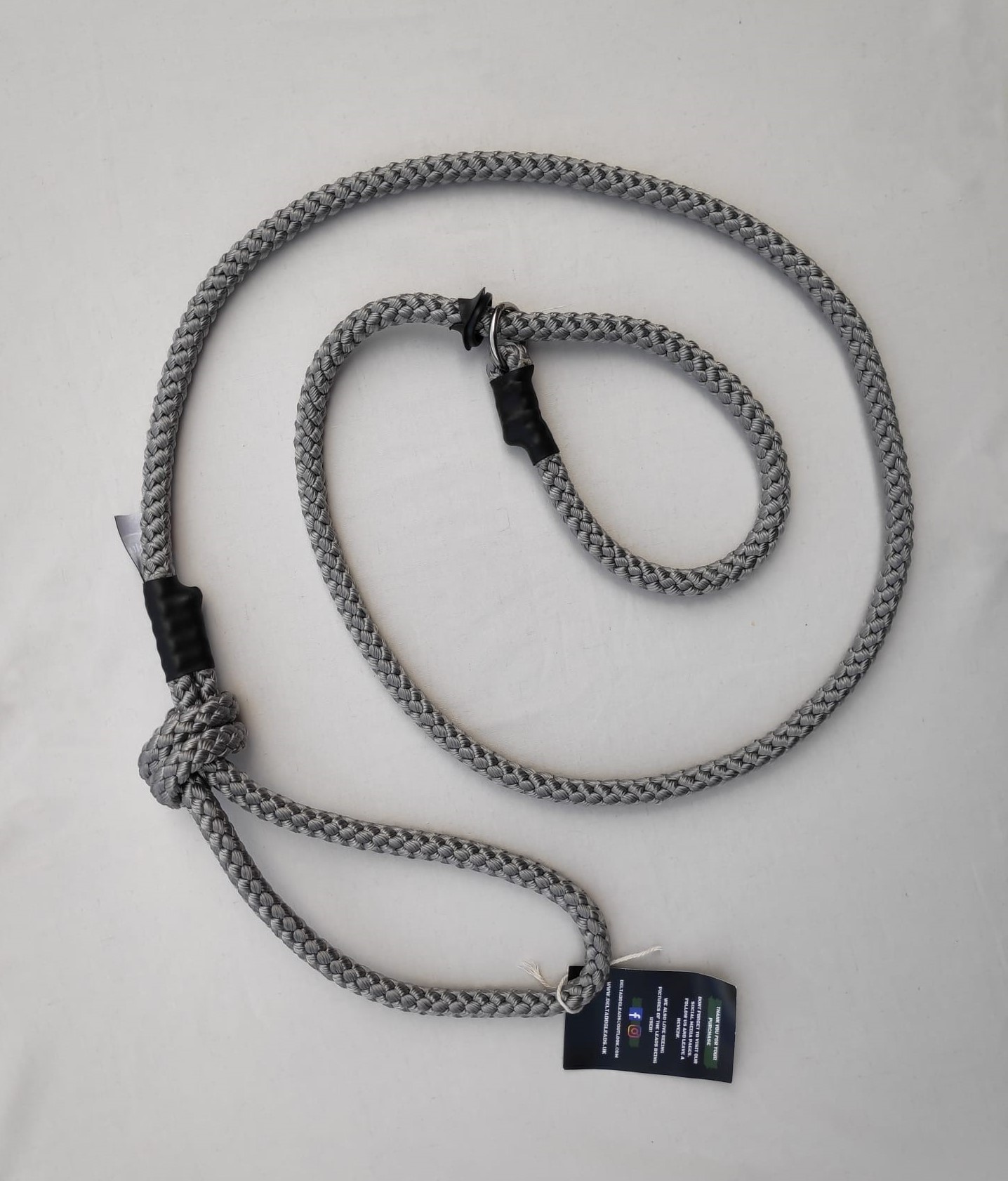 Delta Rope Slip Lead Grey from Catdog Store