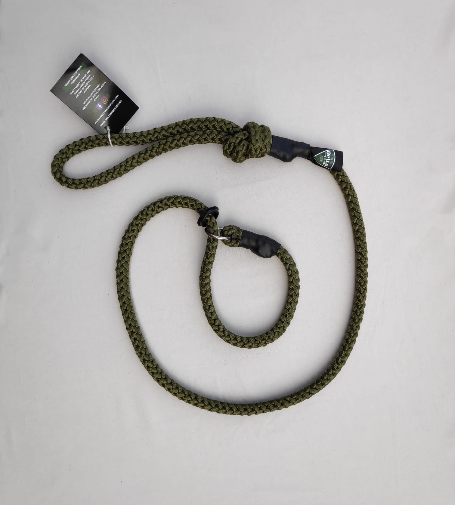 Delta Dog Slip Lead Khaki from Catdog Store