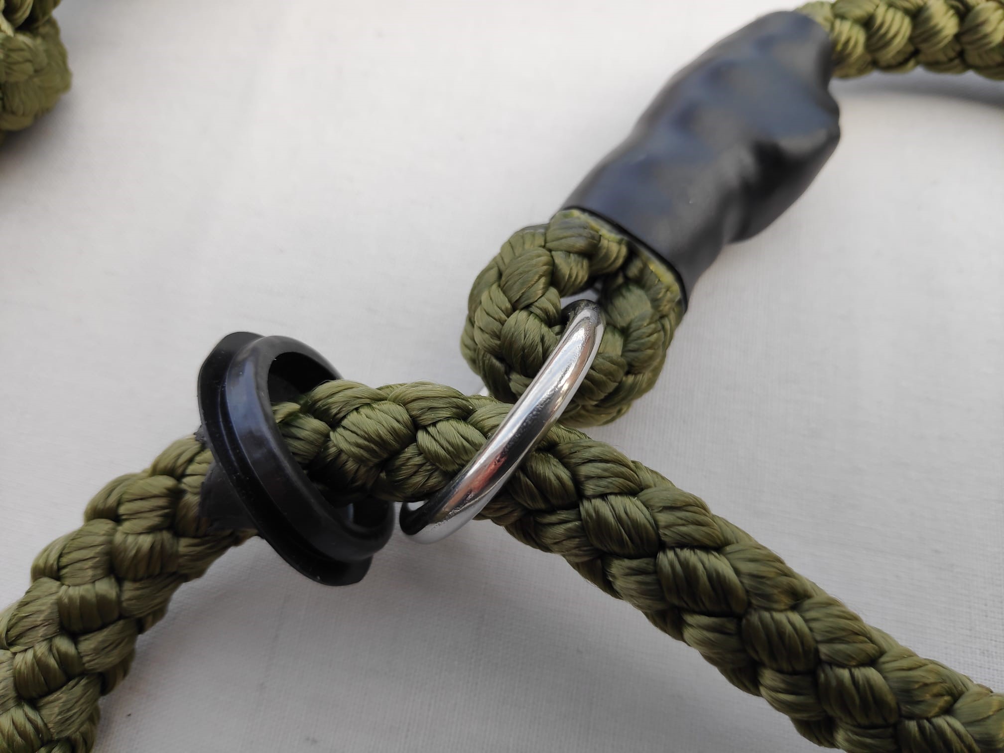 Delta Rope Slip Lead | 1.2 Metre | Khaki - Image 2