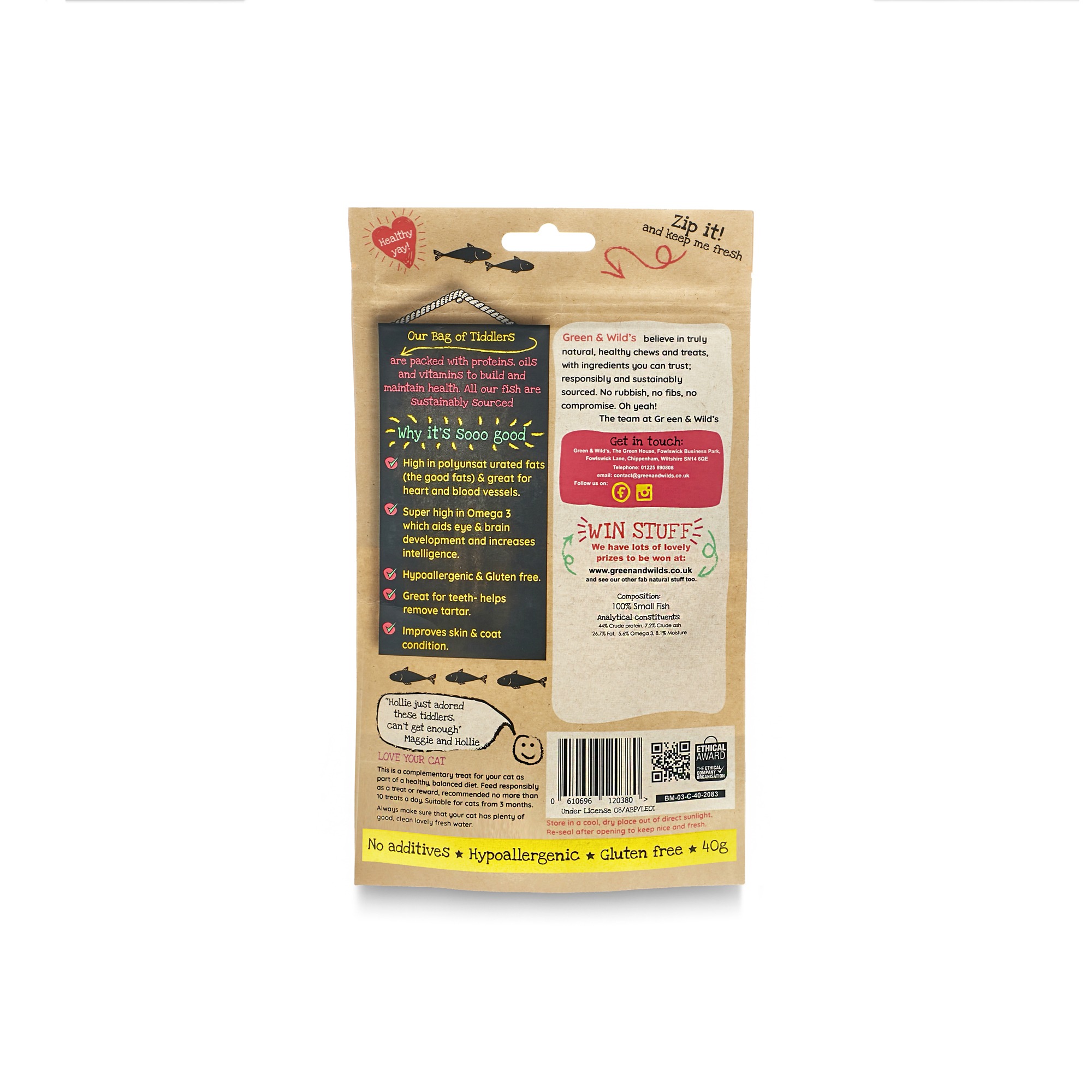 Bag of Tiddlers (Cats) 40g - Image 2