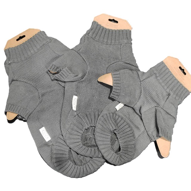 Banbury & Co Knitted Dog Jumper Grey from Catdog Store