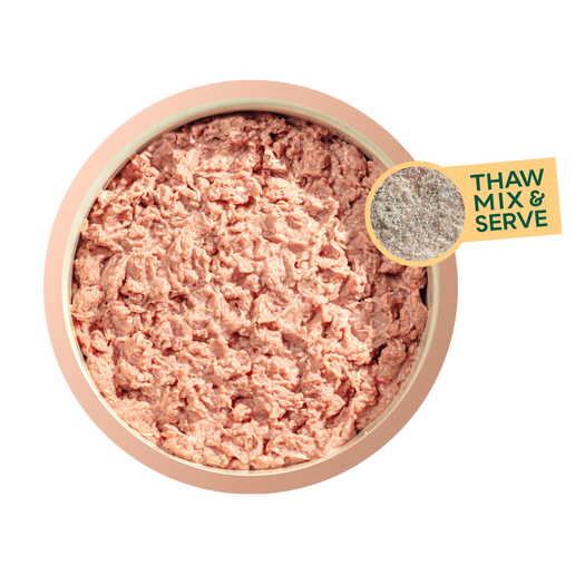 Natures Menu Frozen Chicken and Rabbit Mince Block 400g from Catdog Store
