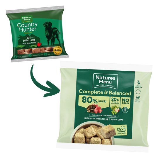Natures Menu Frozen British Lamb Dog Nuggets Grain Free 1kg - Image 4