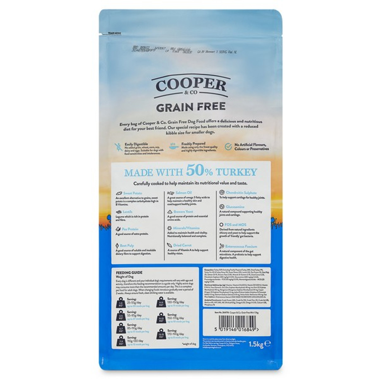 Cooper & Co MINI Turkey with Sweet Potato and Lentils | GRAIN FREE | 1.5kg - Image 2