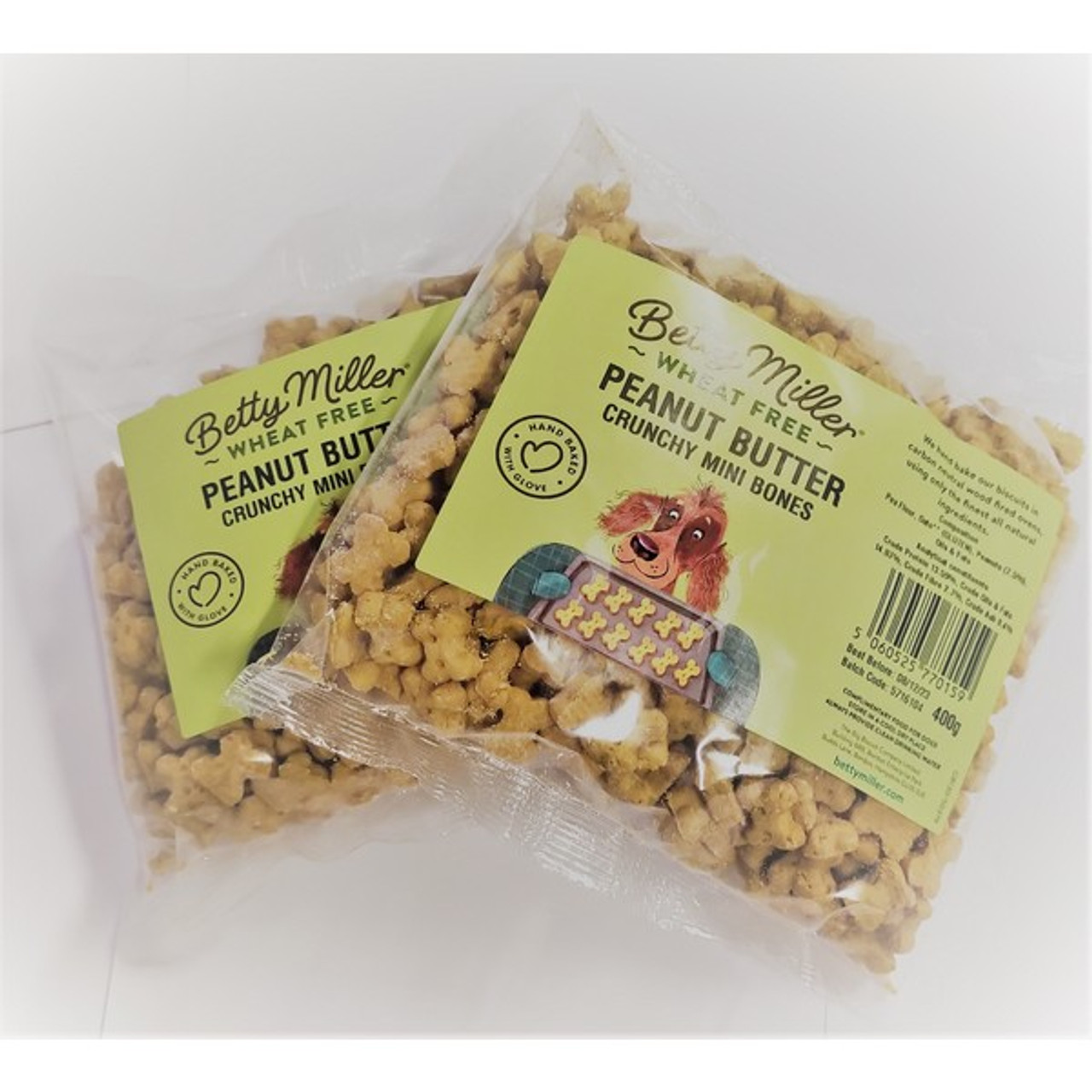 Betty Miller Peanut Butter Minis 400g from Catdog Store