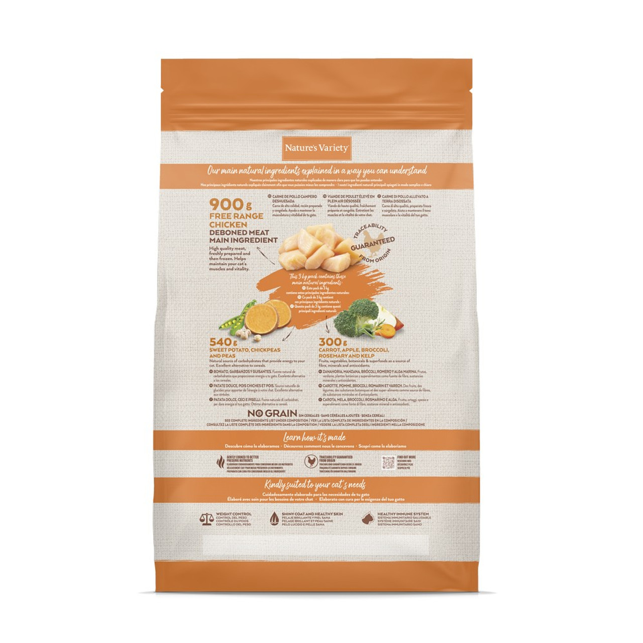 Natures Variety Free Range Sterilized Adult Dry Cat Food | Chicken - Image 2