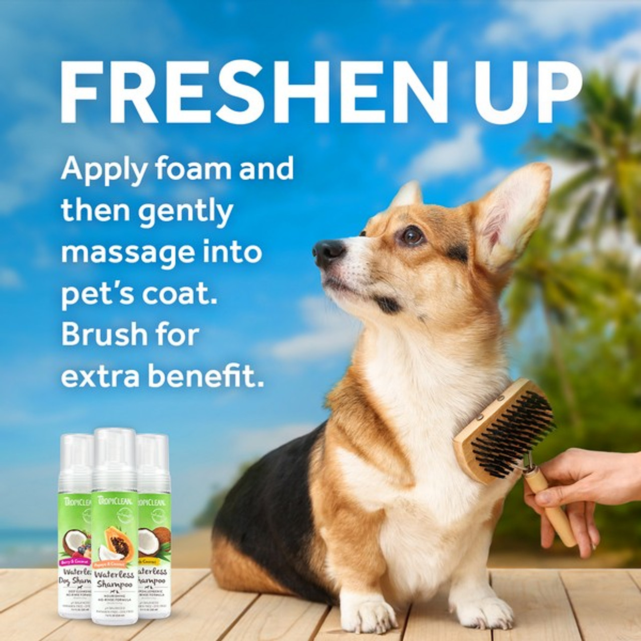 TropiClean Waterless Shampoo Hypoallergenic 220ml | Dog & Cat - Image 11