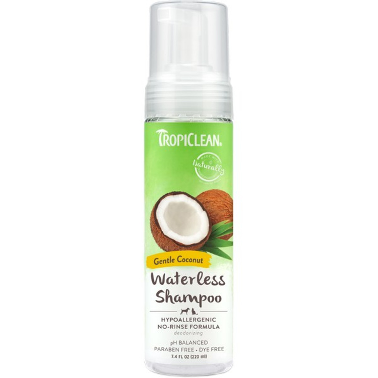 TropiClean Waterless Shampoo Hypoallergenic 220ml | Dog & Cat