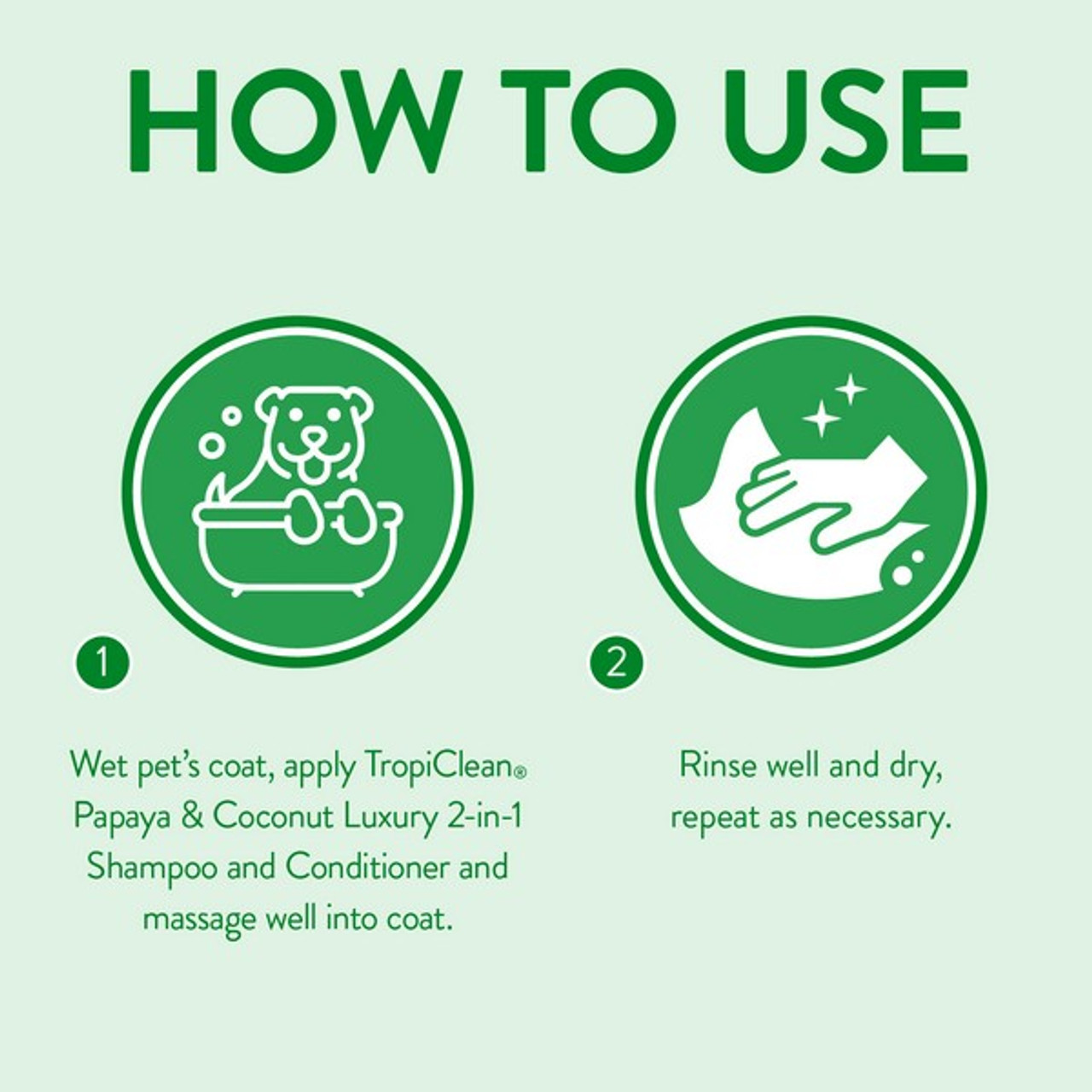 TropiClean Papaya and Coconut Shampoo 355ml | Luxury 2-in-1 Shampoo & Conditioner - Image 4