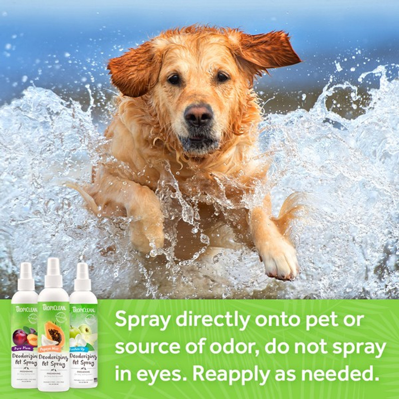 TropiClean Berry Breeze Deodorant Spray 236ml from CATDOG Store