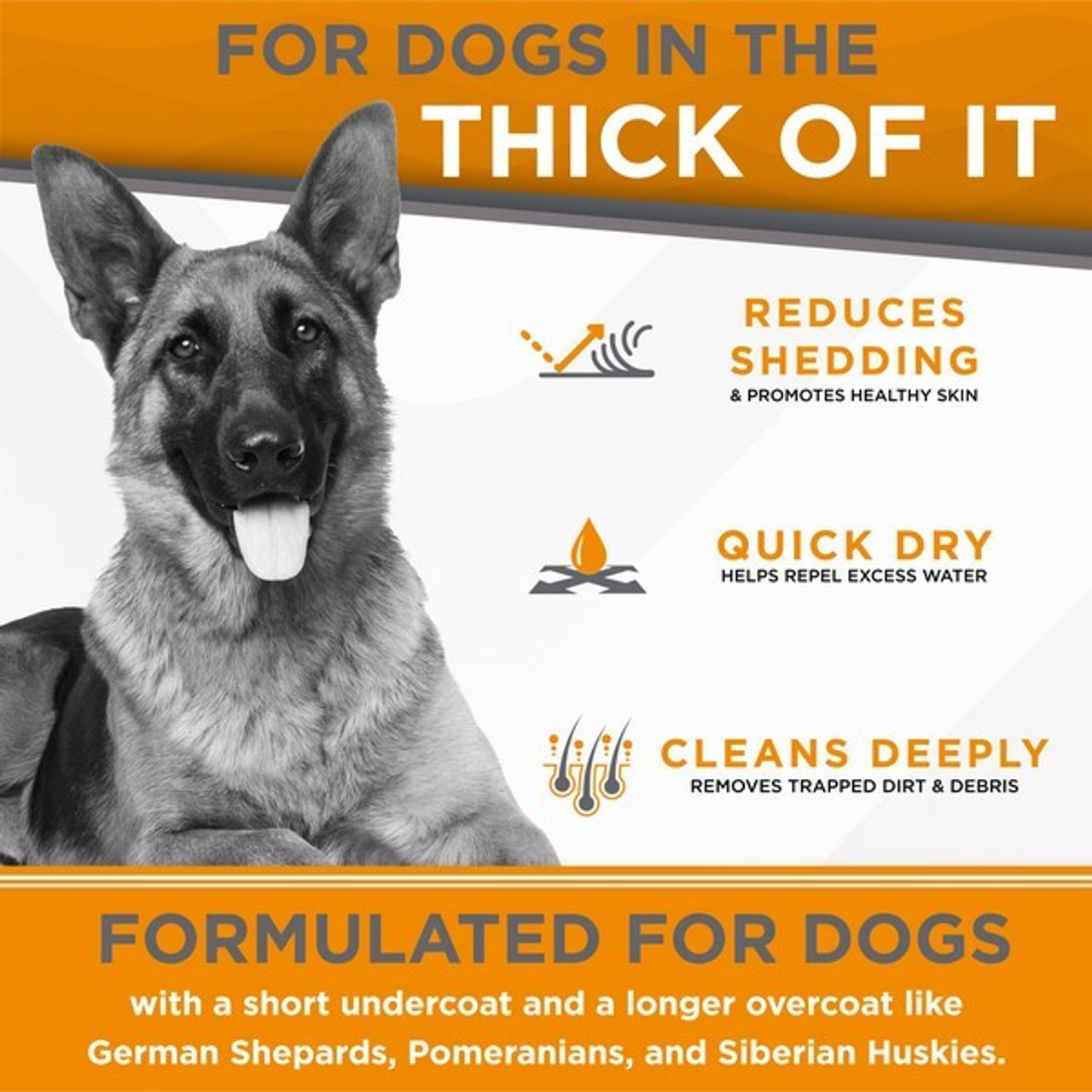 TropiClean Perfect Fur THICK DOUBLE COAT Shampoo for Dogs | 473ml - Image 4