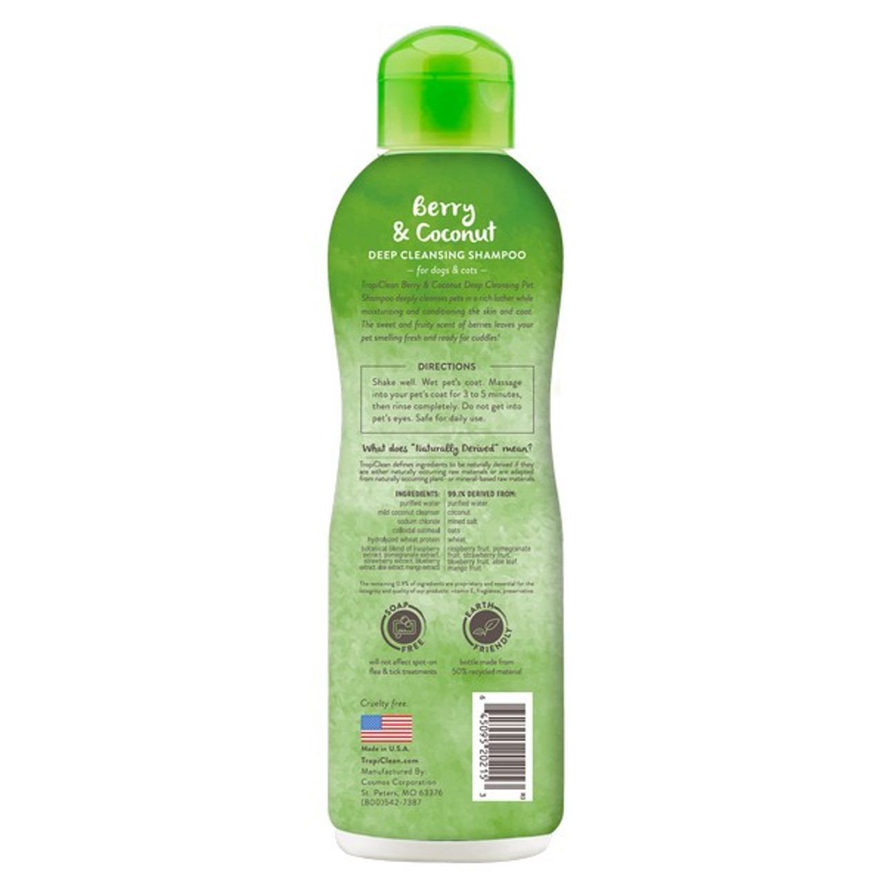 TropiClean Berry and Coconut Shampoo | Deep Cleansing - Image 2