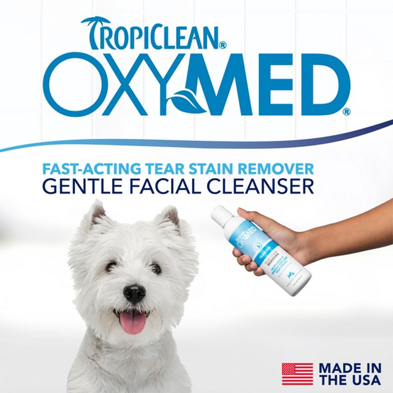 TropiClean OxyMed Tear Stain Remover for Pets | 236ml - Image 3