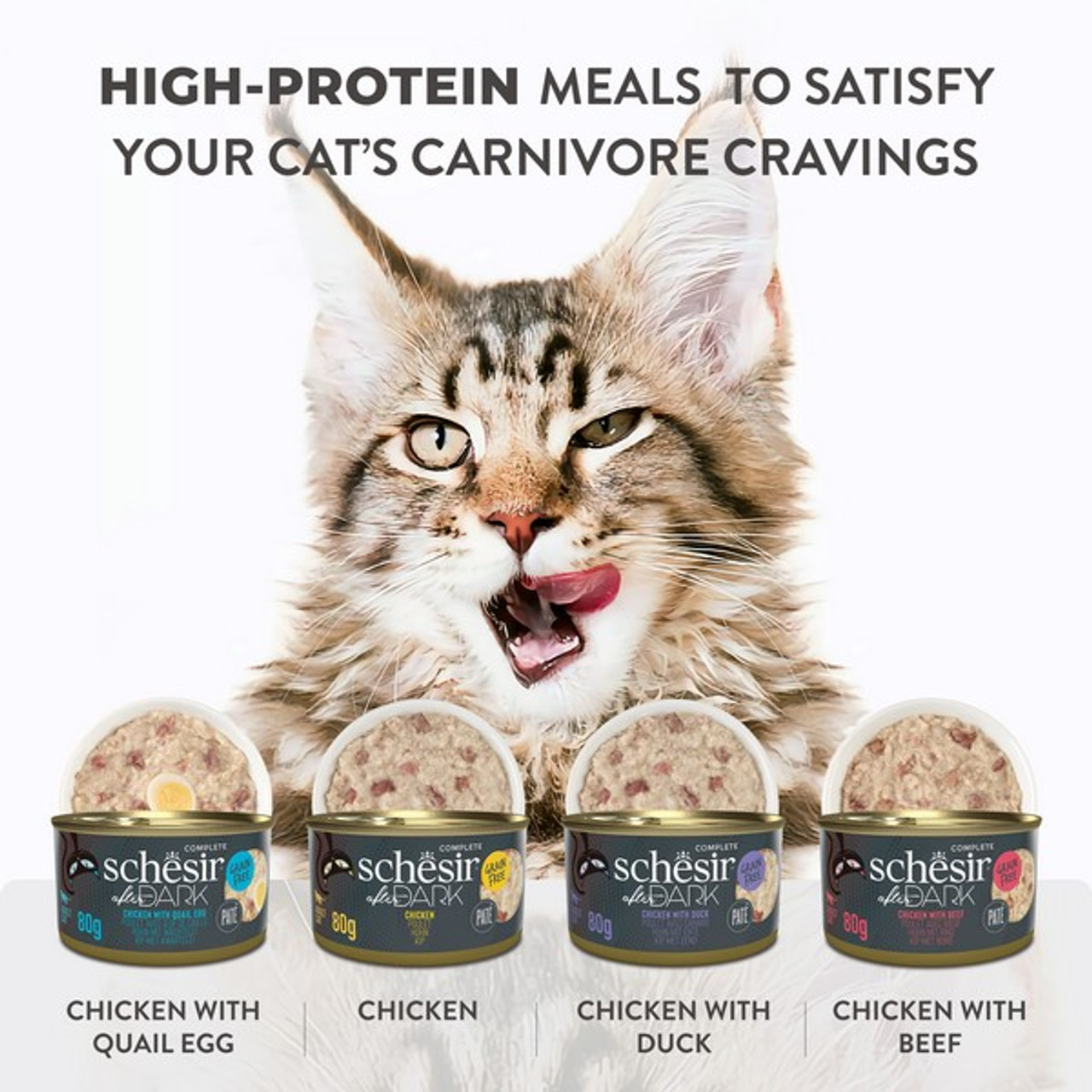 Schesir After Dark Wholefood Adult Cat Chicken | 80g - Image 11