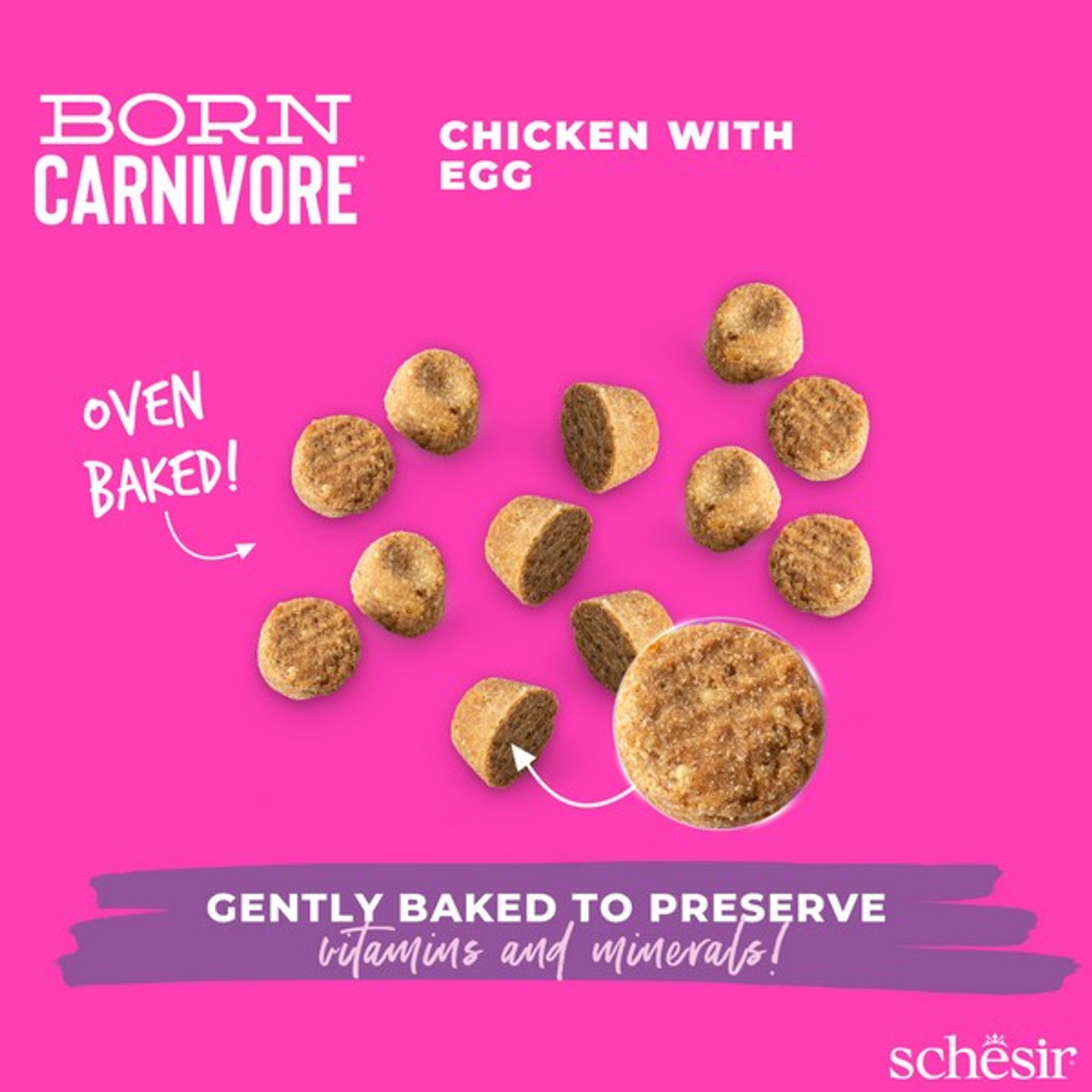 Schesir Dry Born Carnivore Chicken & Egg | 'Baby' (Kitten) | 1.25Kg - Image 5