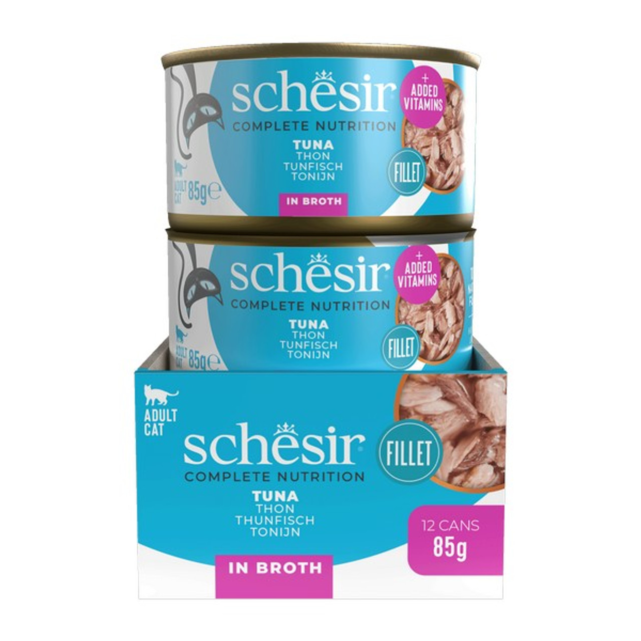 Schesir Tuna In Broth Complete and Balanced 85g - Image 3